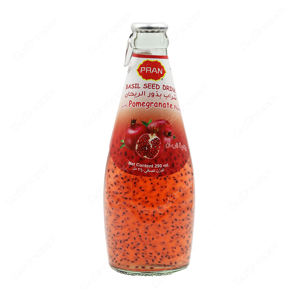 Pran Basil Seed Drink Pomegranate Flavour 290 ml Buy Online