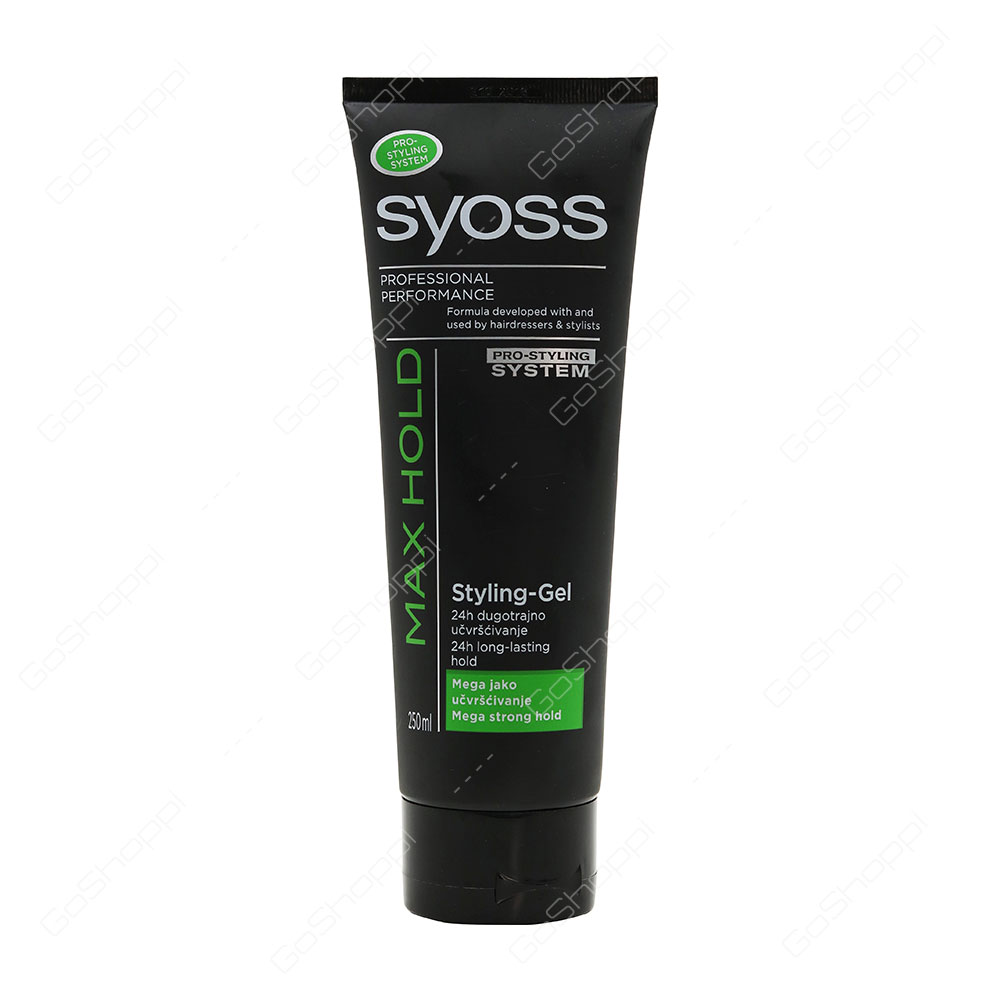 Syoss Men Max Hold Styling Gel 250 Ml Buy Online