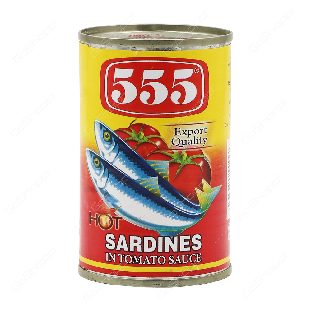 555 Hot Sardines In Tomato Sauce 155 g Buy Online