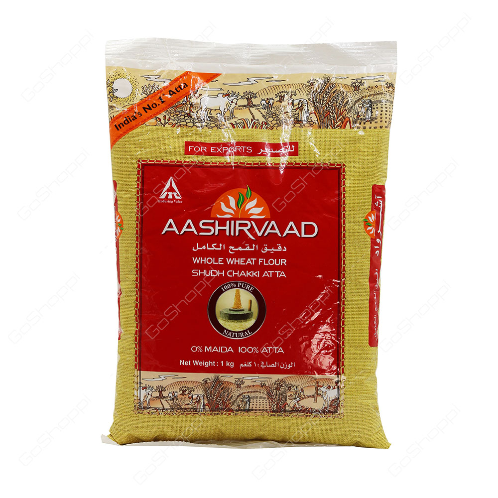 Aashirvaad Whole Wheat Flour 1 kg Buy Online