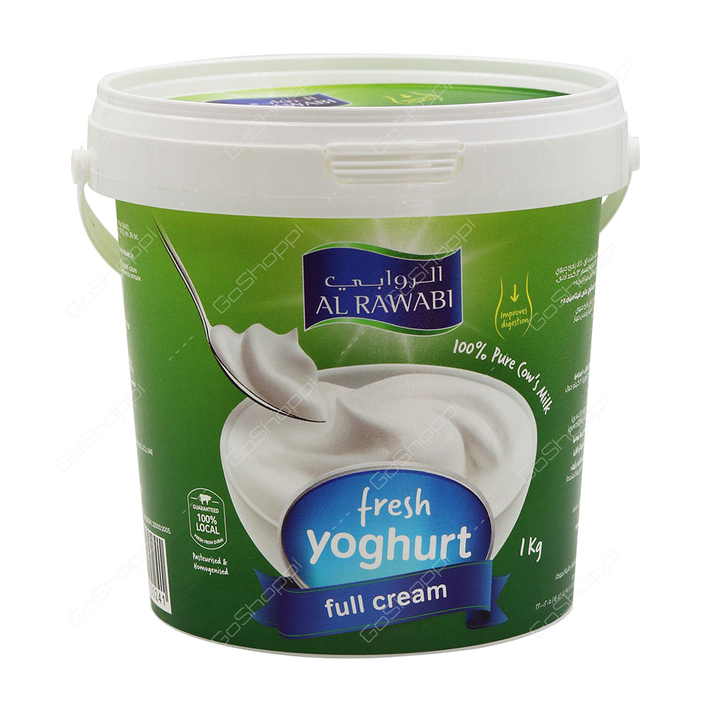 Al Rawabi Fresh Yoghurt Full Cream 1 kg Buy Online