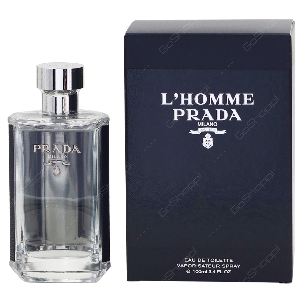 Prada L'Homme For Men Eau De Toilette 100ml Buy Online