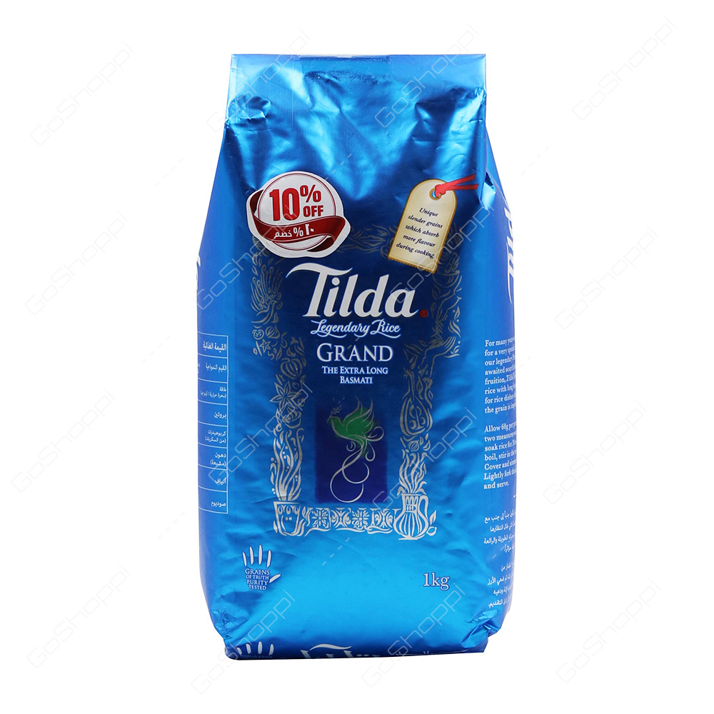 Tilda Grand The Extra Long Basmati Rice 1 kg Buy Online