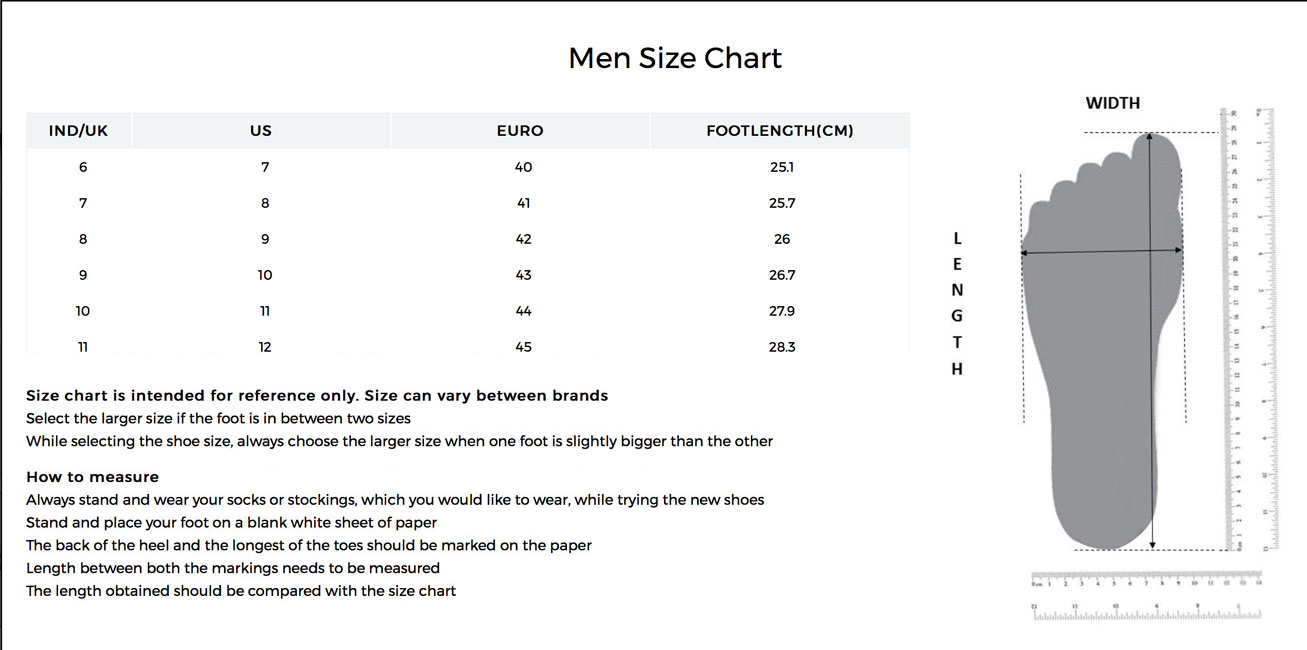 K Swiss Size Chart Inches