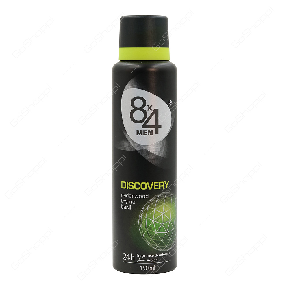 8X4 Men Discovery Fragrance Deodorant 150 ml