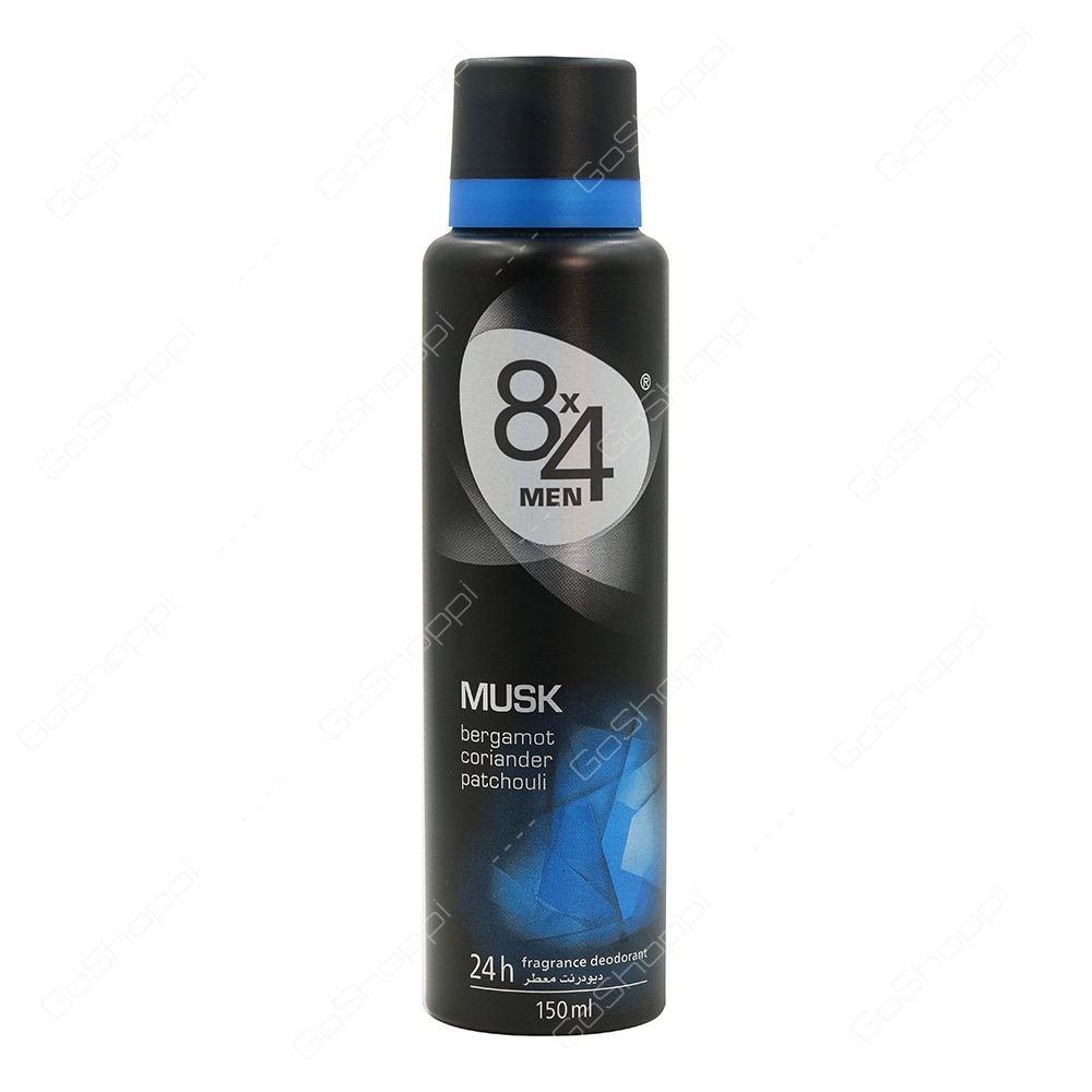 8X4 Men Musk Fragrance Deodorant 150 ml