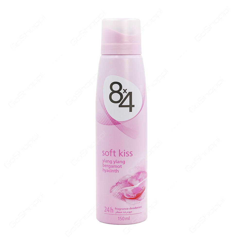 8X4 Soft Kiss Fragrance Deodorant 150 ml