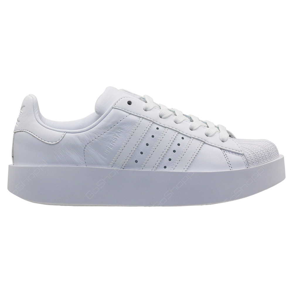 adidas superstar bold platform white