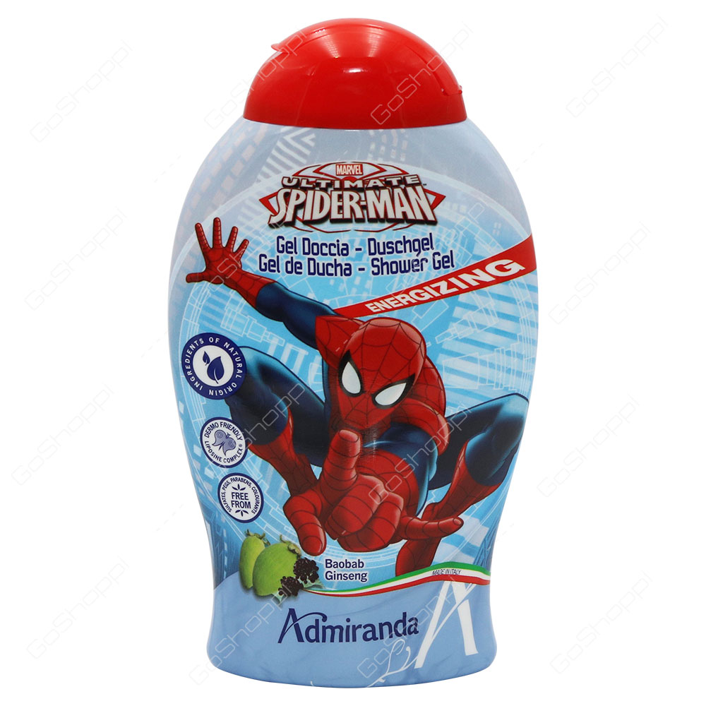 Admiranda Marvel Ultimate Spiderman Boabab Ginseng Energizing Shower Gel 300 ml