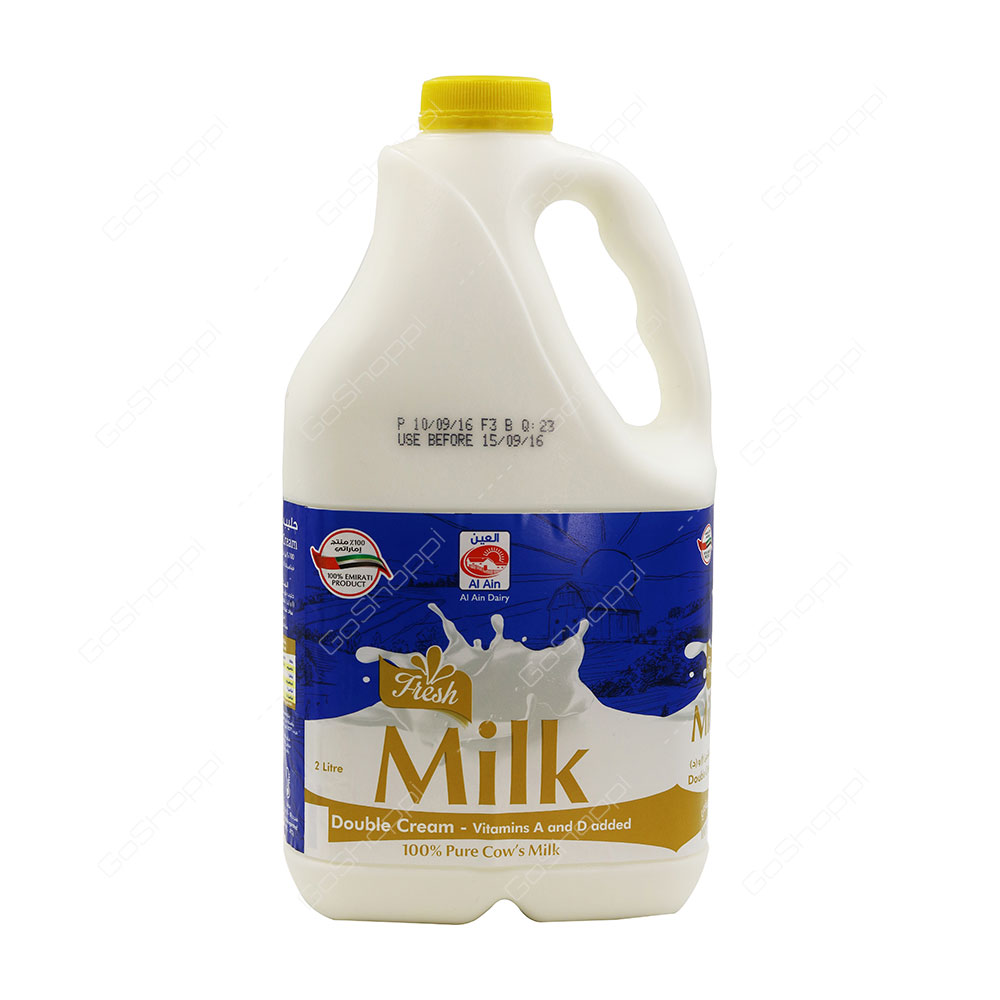 Al Ain Fresh Milk Double Cream 2 l