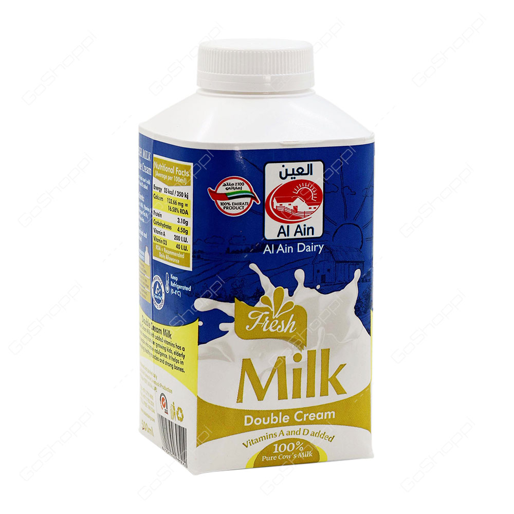 Al Ain Fresh Milk Double Cream 500 ml