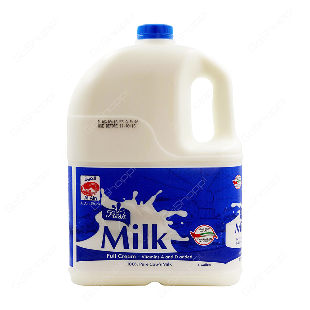 Al Ain Fresh Milk Full Cream 1 Gallon