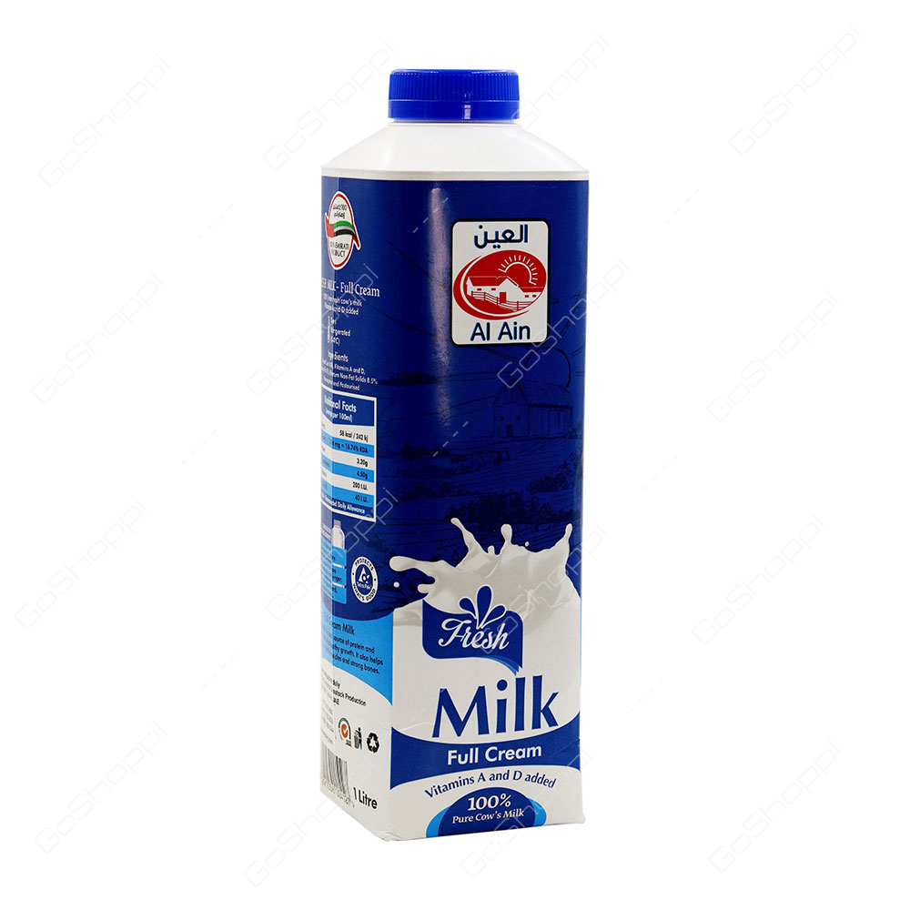 Al Ain Fresh Milk Full Cream 1 l