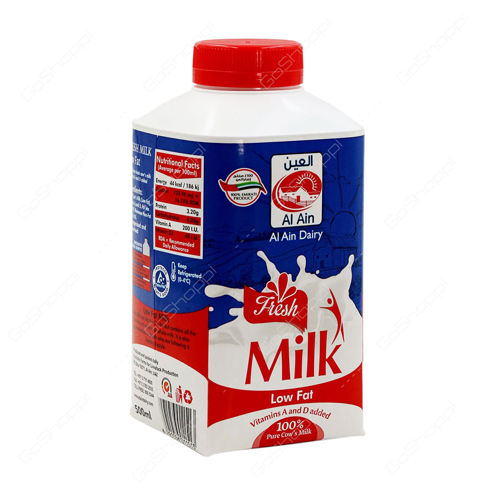 Al Ain Fresh Milk Low Fat 500 ml