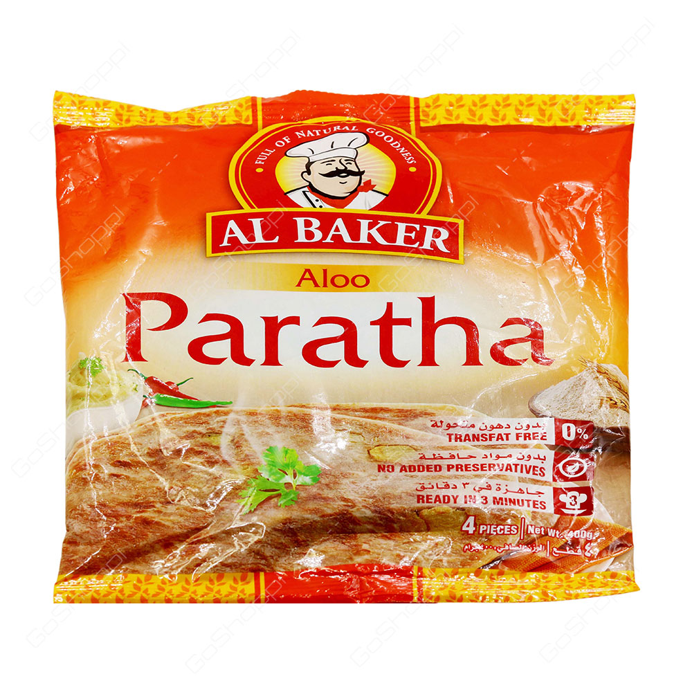 Al Baker Aloo Paratha 4 pcs
