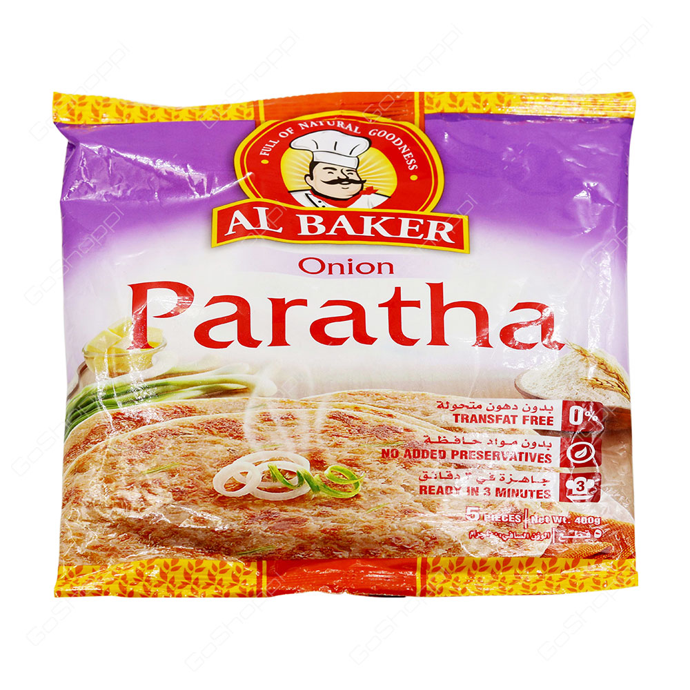 Al Baker Onion Paratha 5 pcs