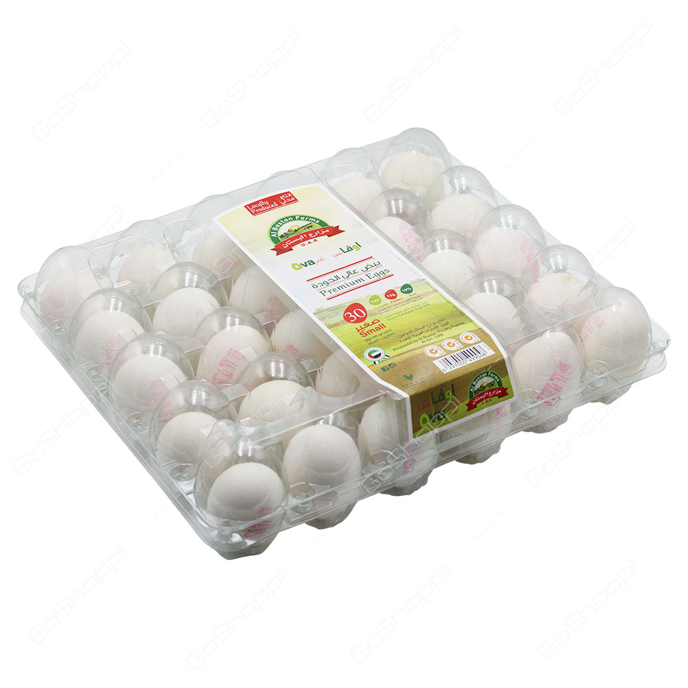 Al Bustan Farms White Small Eggs 30 pcs