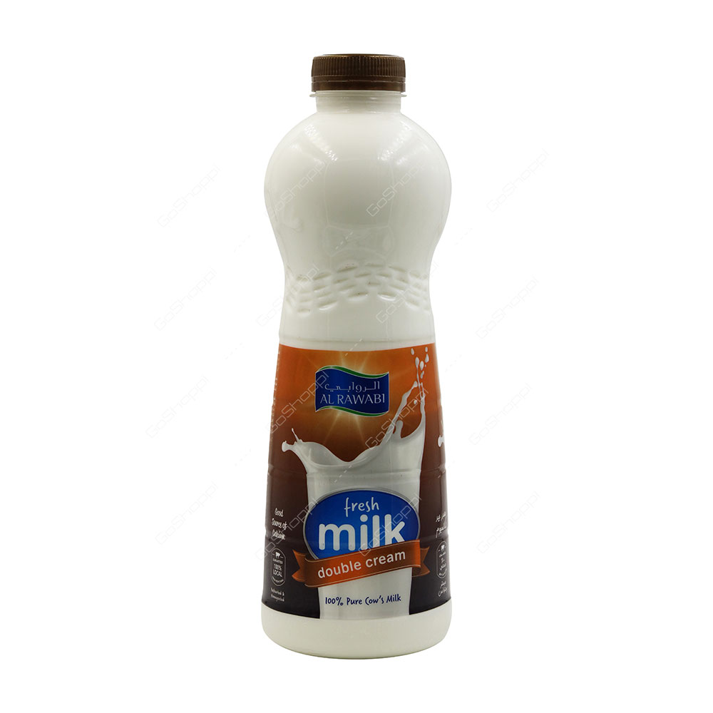 Al Rawabi Fresh Milk Double Cream 1 l