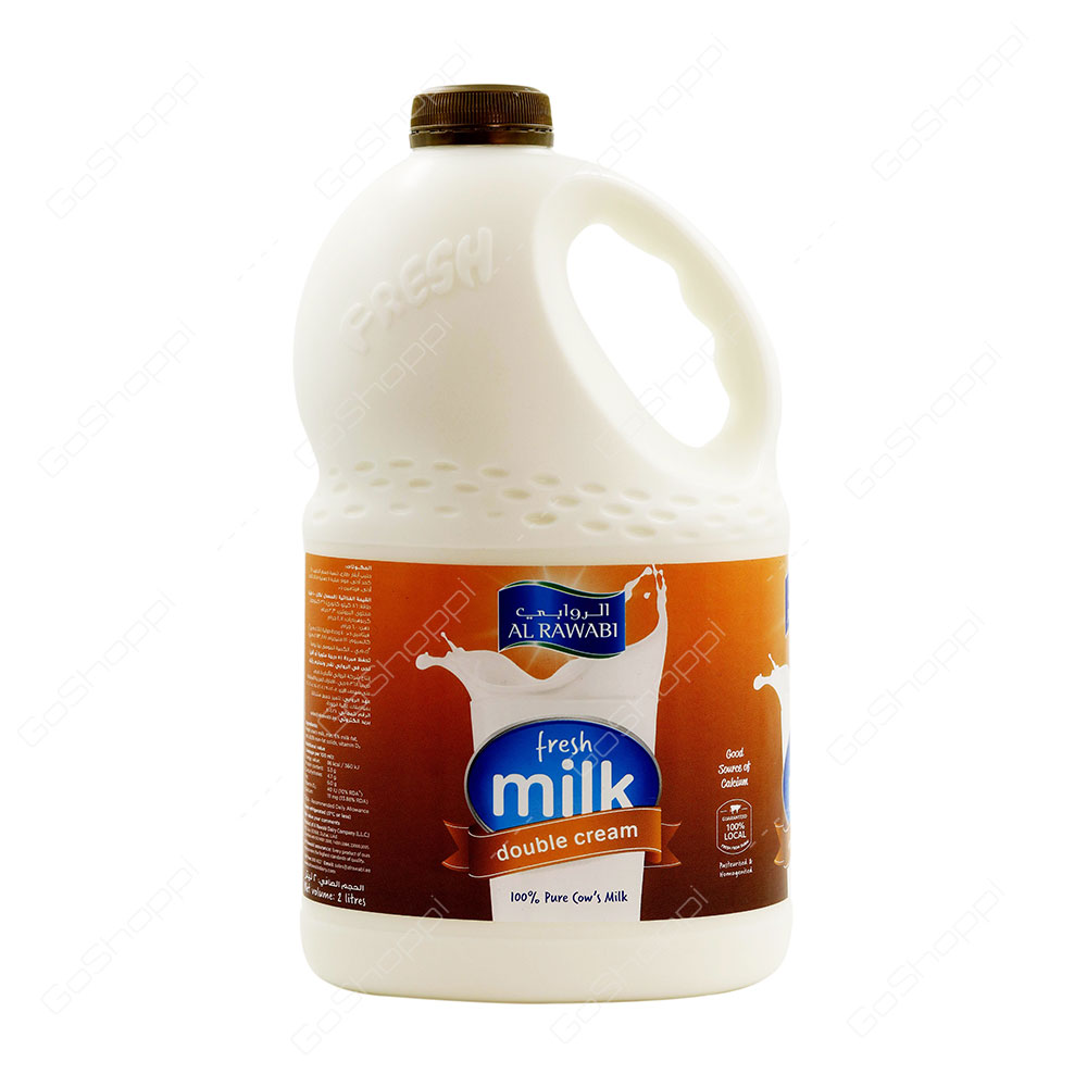 Al Rawabi Fresh Milk Double Cream 2 l