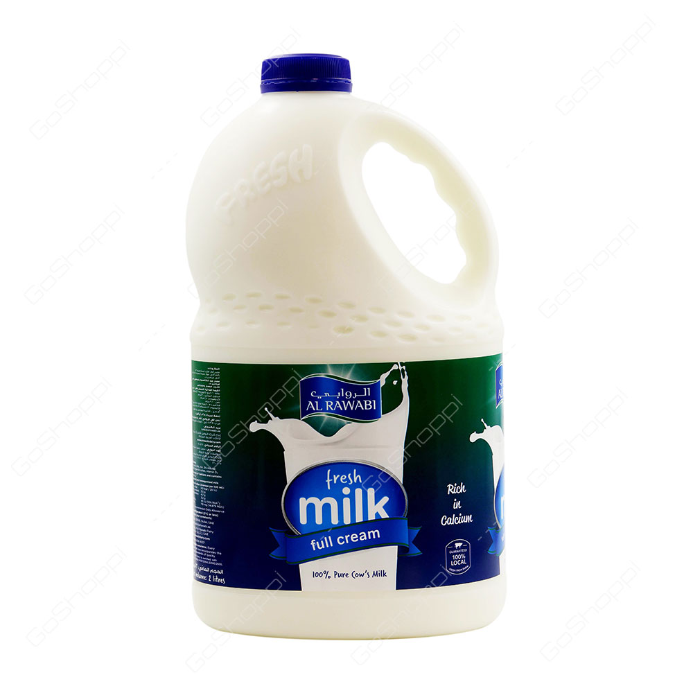 Al Rawabi Fresh Milk Full Cream 2 l