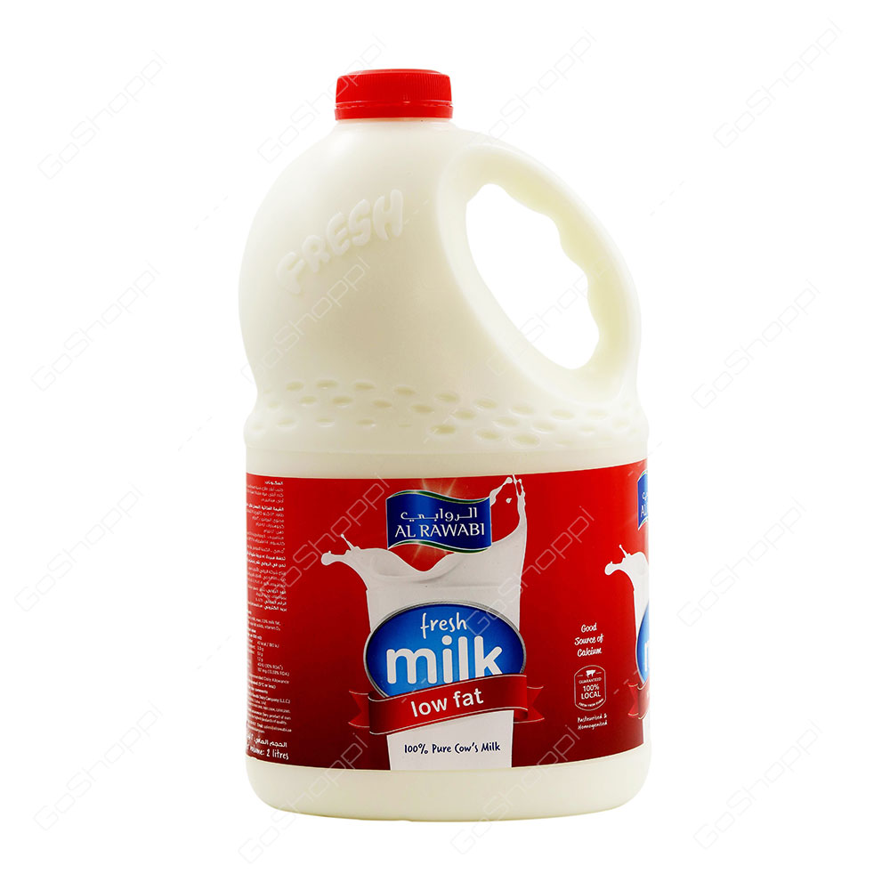 Al Rawabi Fresh Milk Low Fat 2 l