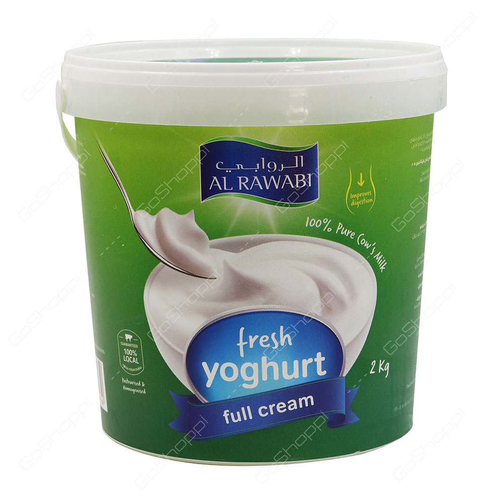 Al Rawabi Fresh Yoghurt Full Cream 2 kg