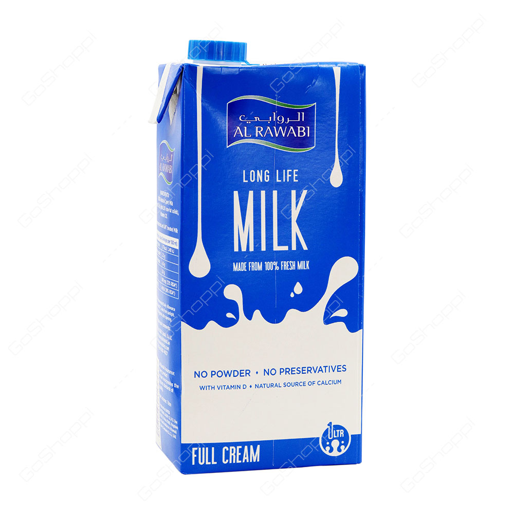 Al Rawabi Long Life Full Cream Milk 1 l