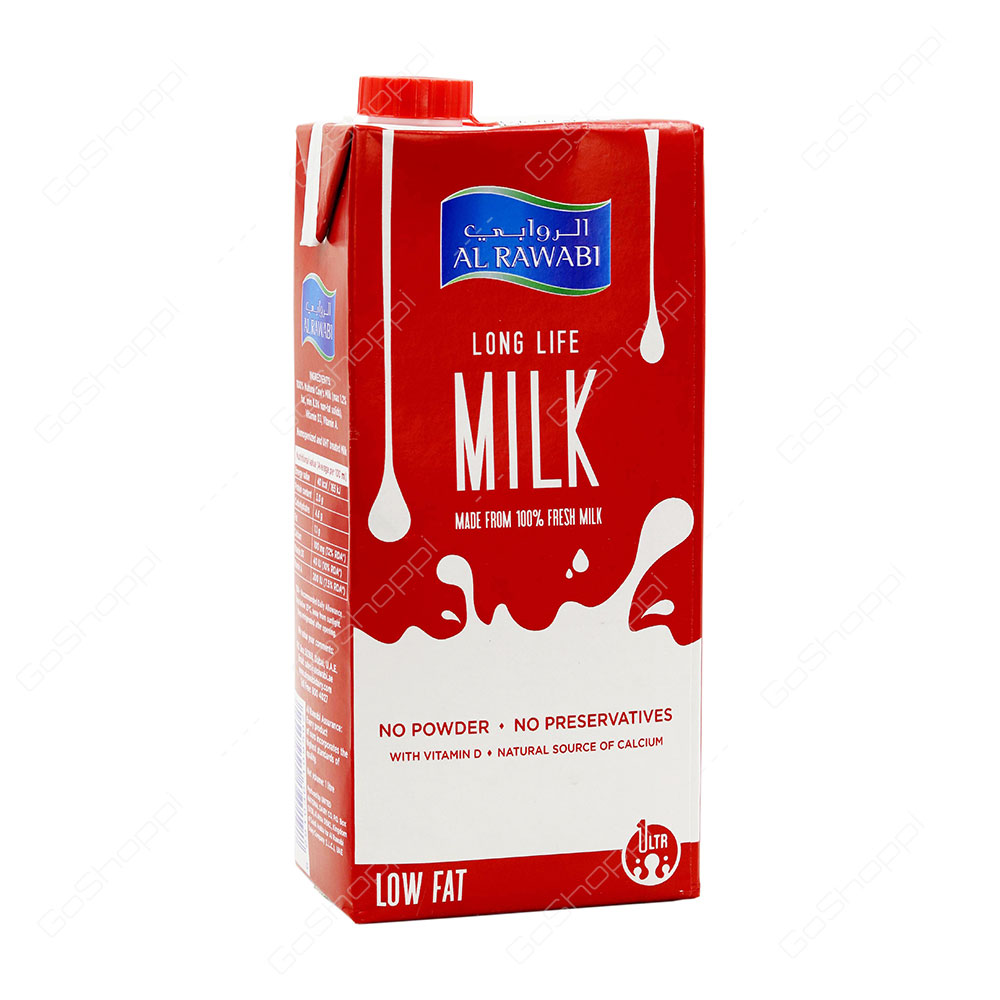 Al Rawabi Long Life Low Fat Milk 1 l