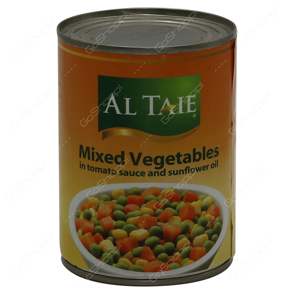 Al Taie Mixed Vegetables In Tomato Sauce And Sunflower Oil 400 g