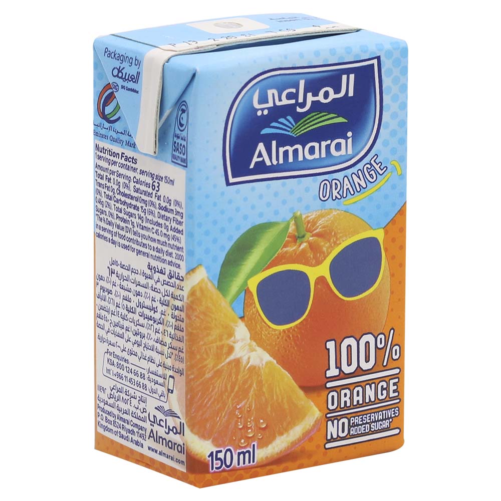 Almarai 100% Orange Juice 150ml