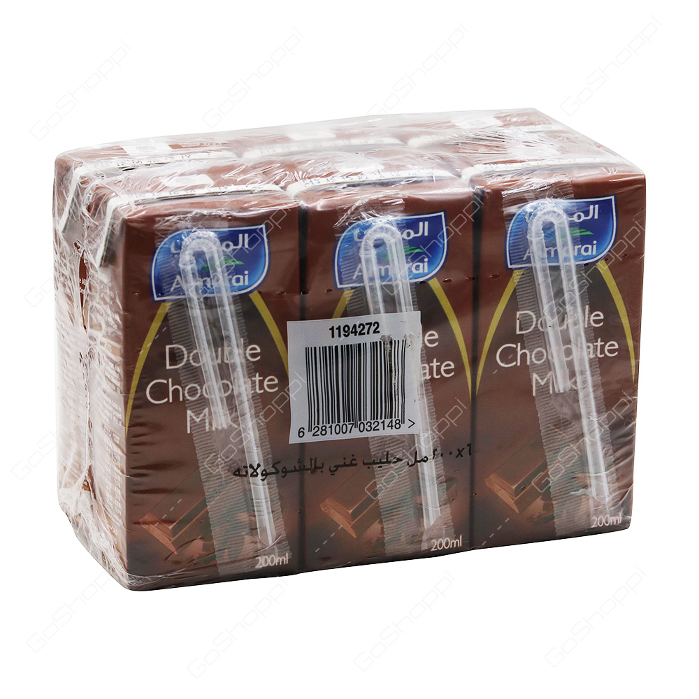 Almarai Double Chocolate Milk 6X200 ml