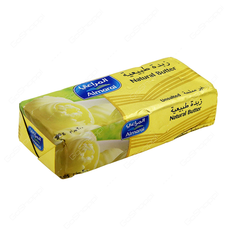 Almarai Natural Butter Unsalted 200 g