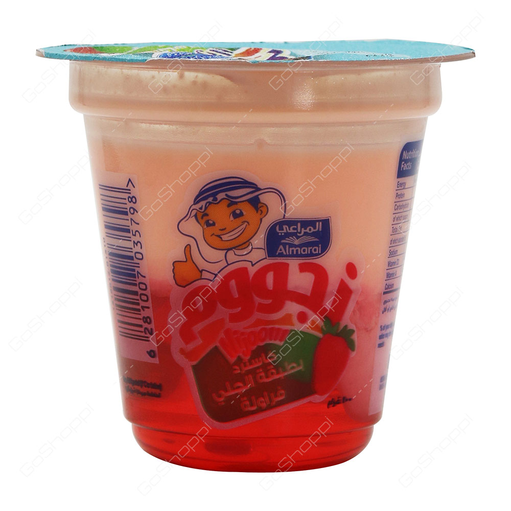 Almarai Nijoom Strawberry Jelly Custard 100 g