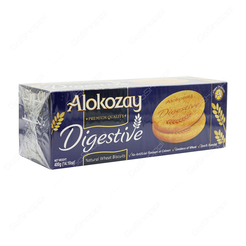 Alokozay Digestive Natural Wheat Biscuits 400 g