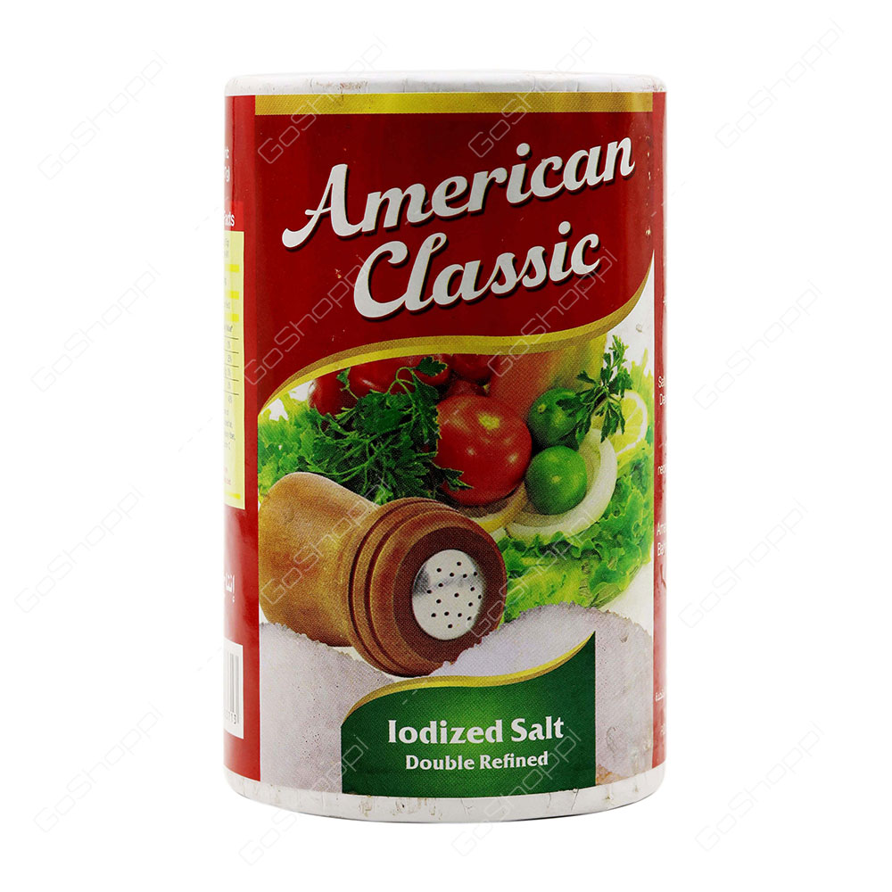 American Classic Iodized Salt Double Refined 737 g