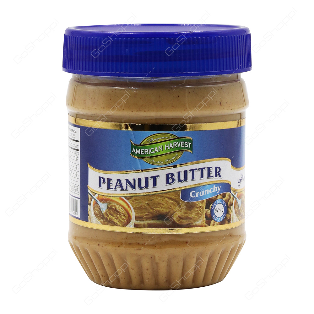 American Harvest Peanut Butter Crunchy 340 g