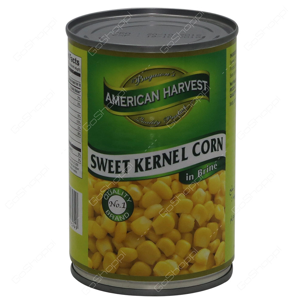 American Harvest Sweet Kernel Corn In Brine 425 g