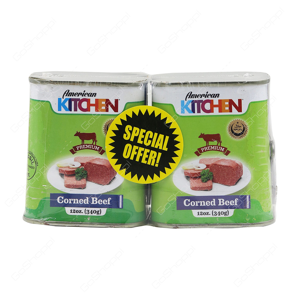 American Kitchen Corned Beef 2X340 g