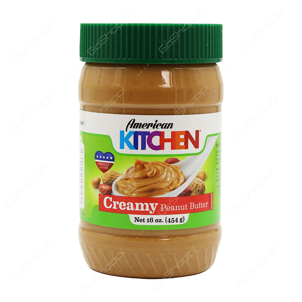 American Kitchen Creamy Peanut Butter 454 g