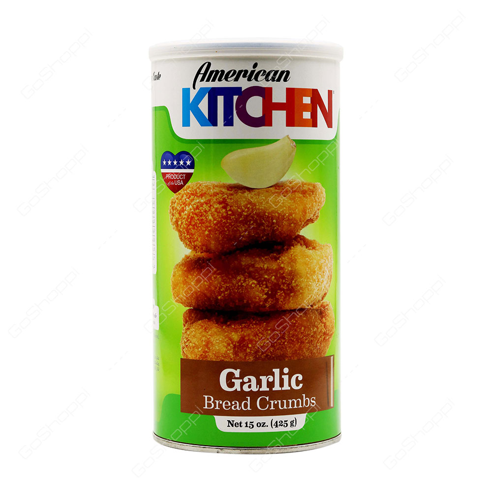 American Kitchen Garlic Bread Crumbs 425 g