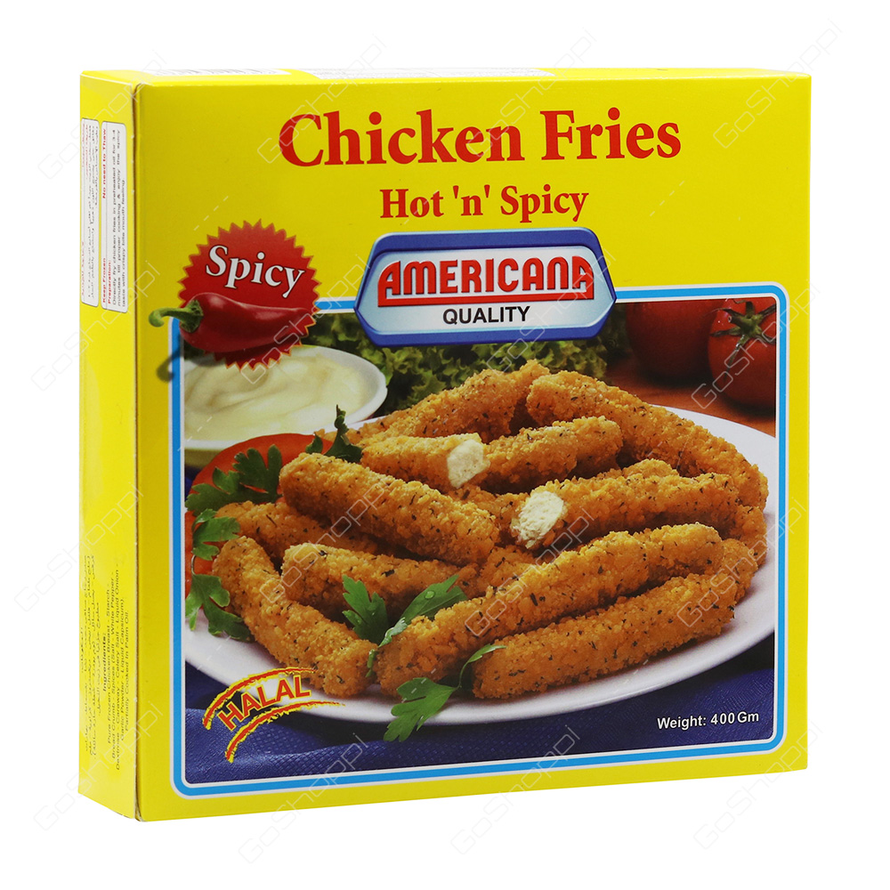 Americana Quality Chicken Fries Hot n Spicy  400 g