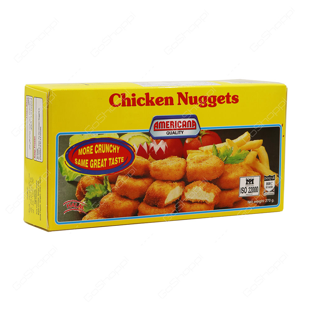 Americana Quality Chicken Nuggets Halal 270 g