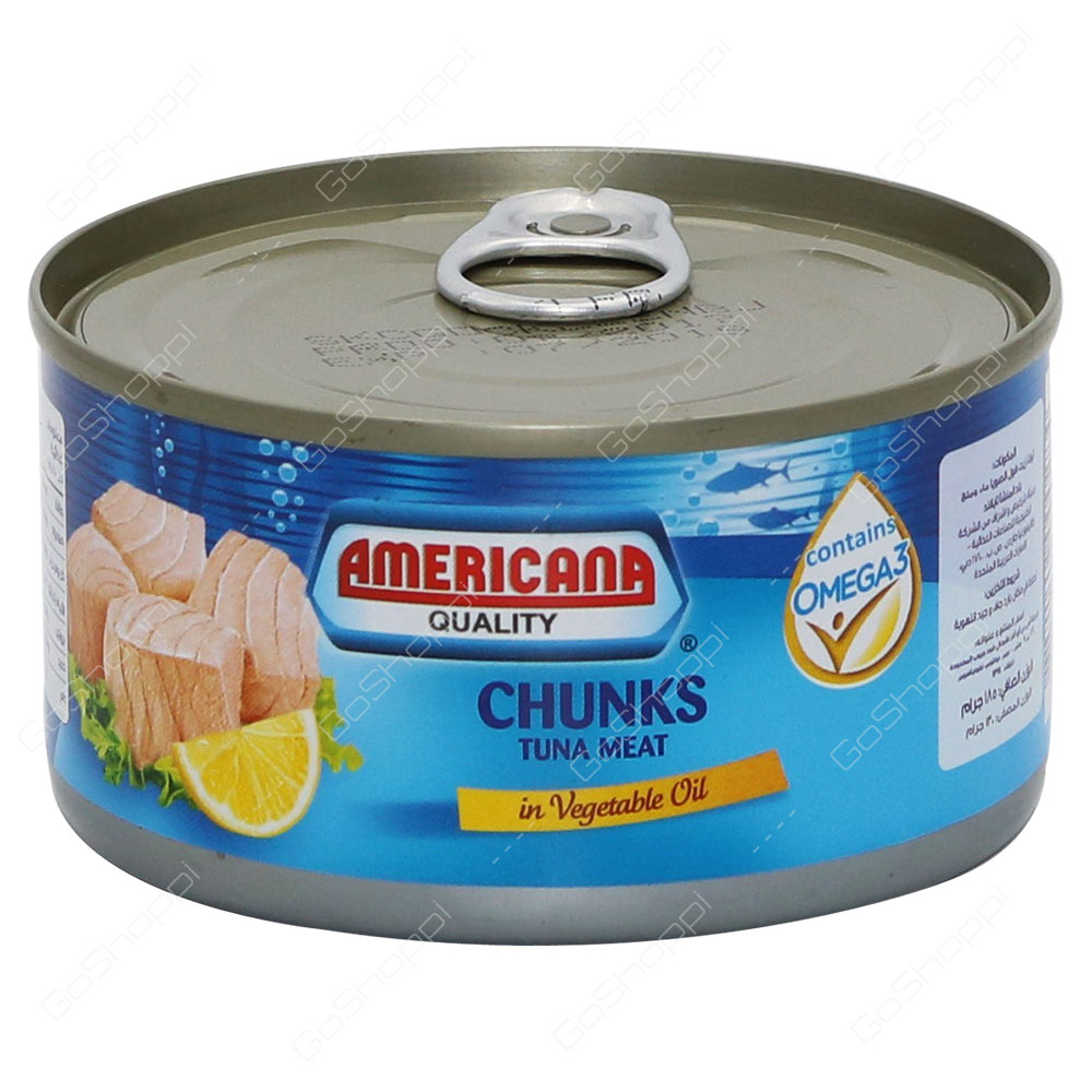 Americana Quality Chunks Tuna Meat In Vegetable Oil 185 g