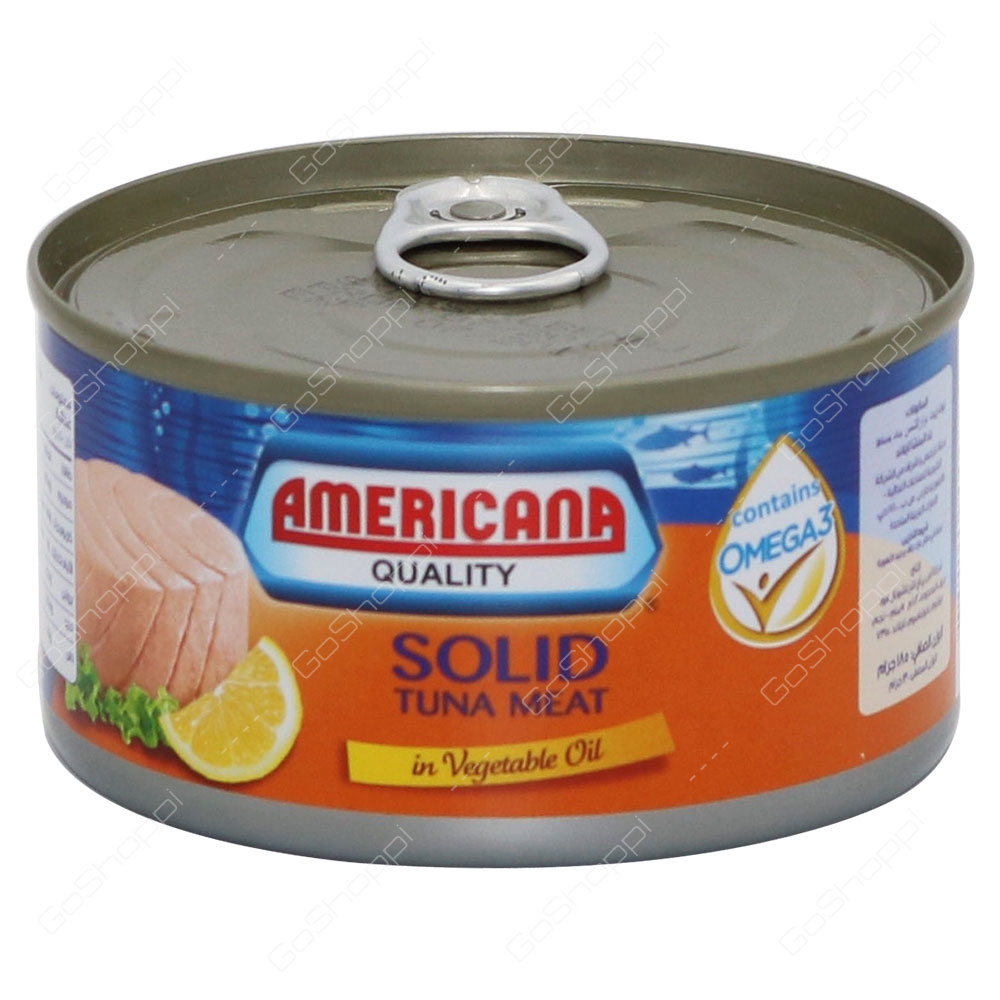 Americana Quality Solid Tuna Meat In Vegetable Oil 185 g