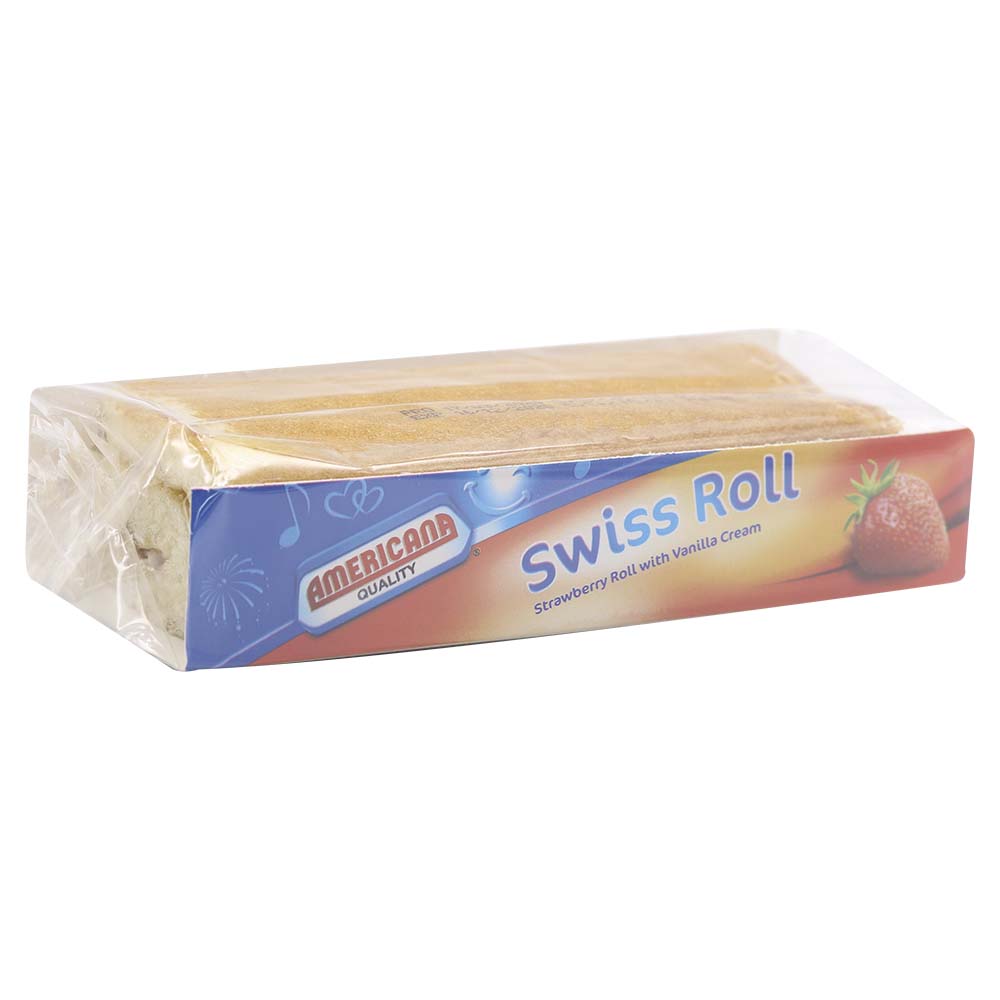 Americana Quality Swiss Roll Strawberry Cake 110g