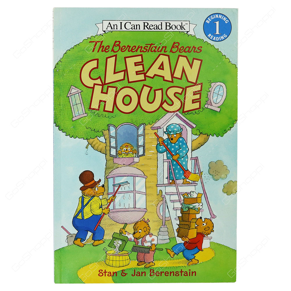 An I Can Read Book 1 - The Berenstain Bears Clean House By Stan & Jan Berenstain