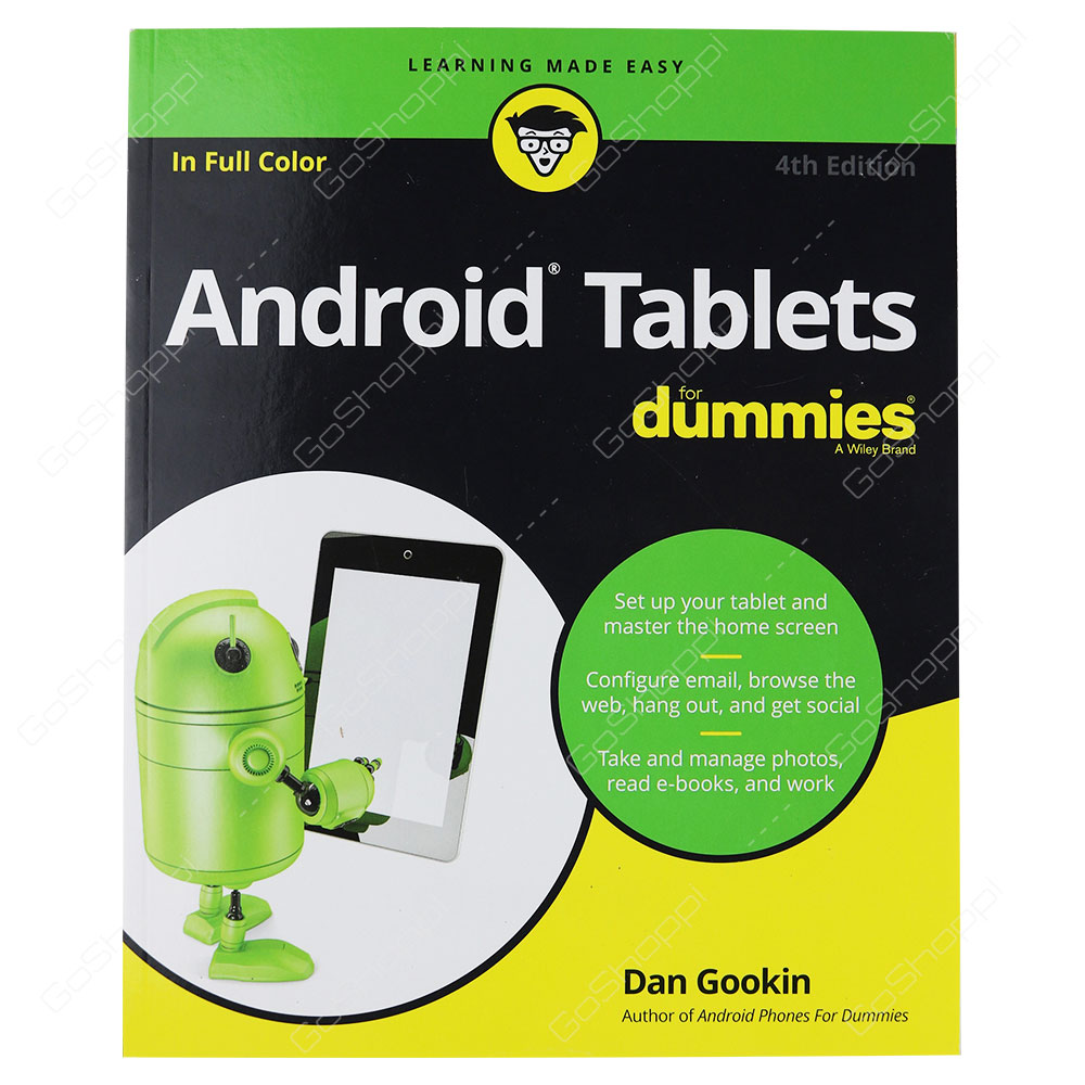 Android Tablets For Dummies 4th Edition By Dan Gookin