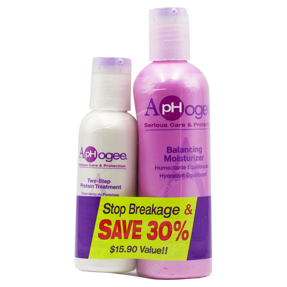 Aphogee Two Step Protein Treatment Balancing Moisturizer Set