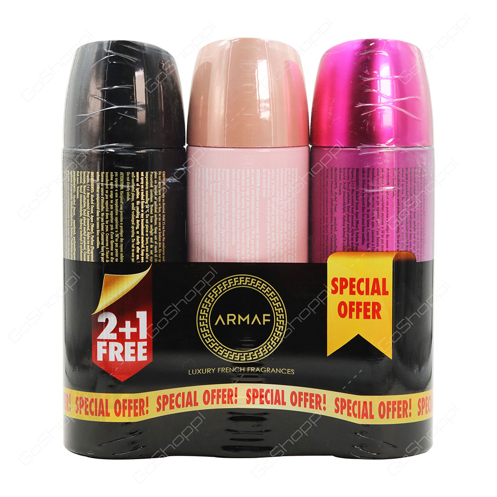 Armaf Luxury French Fragrances 3pack 3X150 ml