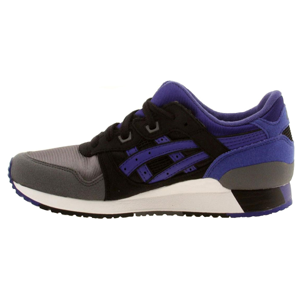 Asics Gel-Lyte III GS Training Shoes For Kids - Black - Purple - White - C5A4N-9090